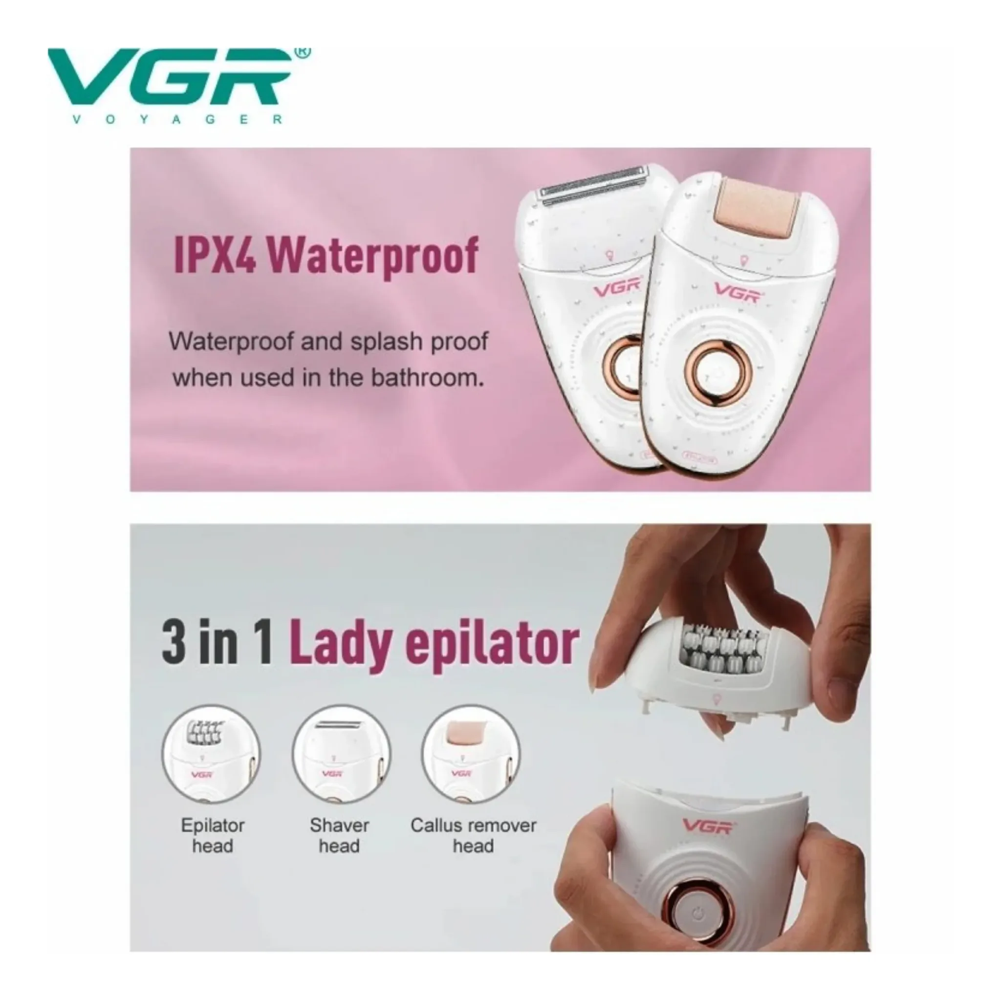 اپیلاتور وی جی ار مدل V-739
