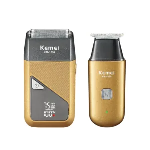 ست ماشین اصلاح موی سر و صورت شارژی کیمی مدل KM-1559