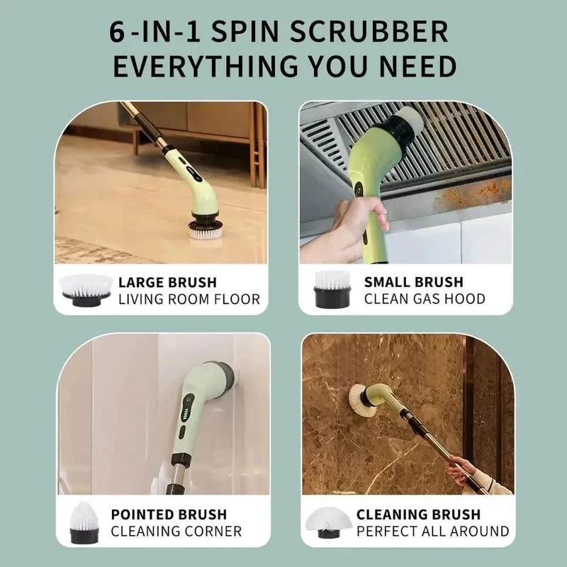 فرچه شارژی چرخشی مدل Spin Scrubber کد VTR-04087