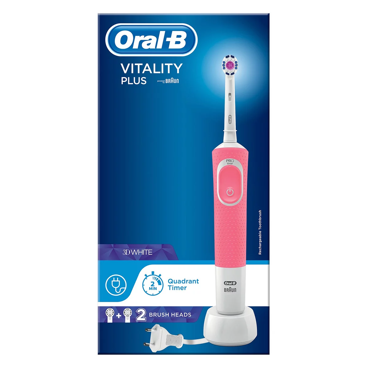 مسواک برقی اورال-بی مدل Vitality Plus 3D White