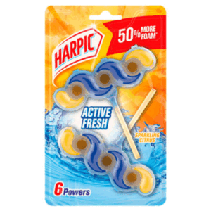 بوگیر توالت فرنگی انگلیسی هارپیک Harpic با رایحه لیمو 35 گرم