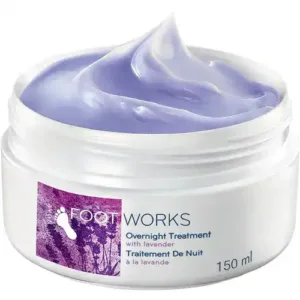 کرم پا شب انگلیسی آون Avon Foot Works Overnight Treatment Cream with Lavender با عصاره اسطوخودوس 150 میل