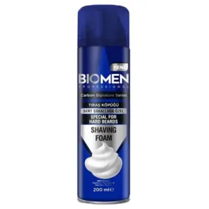 فوم اصلاح مردانه بیومن BIOMEN SPECIAL FOR HARD BEARDS مخصوص ریش های ضخیم 200 میل