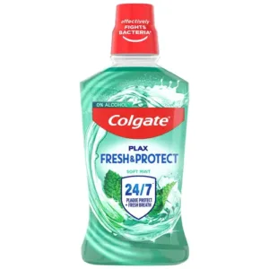 دهانشویه هلندی کلگیت Colgate Plax Soft Mint حاوی عصاره نعنا 250 میل