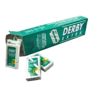 تیغ اصلاح سنتی دو لبه دربی DERBY Extra ضد زنگ هر بسته شامل 5 تیغ
