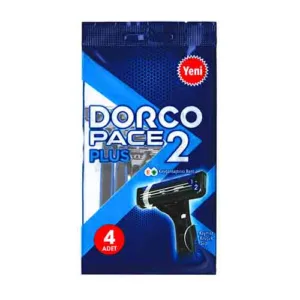 خودتراش مردانه ۲ تیغ دورکو Dorco Pace 2 Plus بسته ۴ عددی