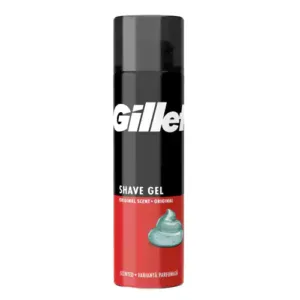 ژل اصلاح کلمبیایی ژیلت Gillette مدل Classic Regular Shave Gel مناسب انواع پوست 200 میل