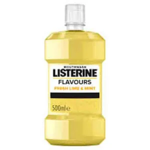 دهان شویه لیسترین Listerine Flavours Fresh Lime & Mint با طعم لیمو و نعنا 500 میل