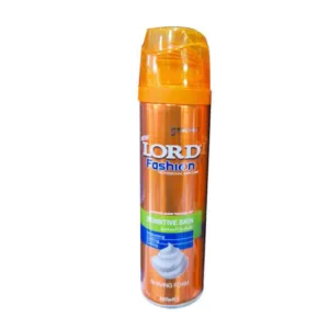 فوم اصلاح لورد Lord Sensitive Skin مناسب پوست حساس 200 میل