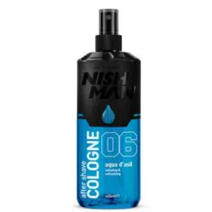 ادکلن افتر شیو نیشمن NISHMAN - COLOGNE Aqua d'Asil کد 06 با رایحه ای نفیس 400 میل