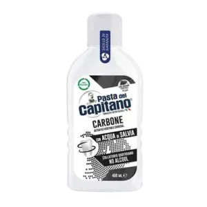 دهانشویه ایتالیایی پاستا دل کاپیتانو Pasta del Capitano Colluttorio Carbone زغالی 400 میل