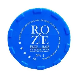 ژل واکس مو رز RO&ZE رنگ آبی شماره (4) 150 میل