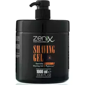ژل اصلاح صورت مردانه زنیکس Zenix shaving gel مناسب انواع پوست 1000 میل