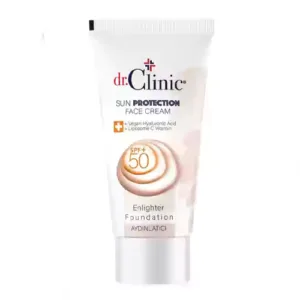 کرم ضد آفتاب دکتر کلینیک Dr. Clinic روشن کننده صورت spf 50 حجم 50 میل