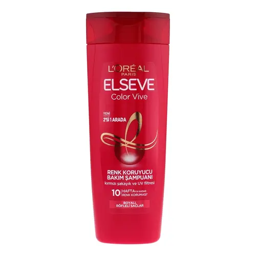 شامپو رنگ مو فرانسوی لورآل L'Oreal Elvive Color Vive تغذیه کننده 300 میل
