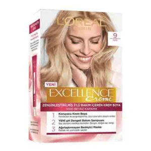 کیت رنگ مو فرانسوی لورآل Loreal شماره 9 بلوند روشن