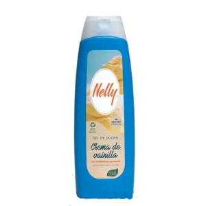 شامپو بدن اسپانیایی نلی NELLY SHOWER GEL VANILLA EXTRACT حاوی عصاره وانیل 600 میل