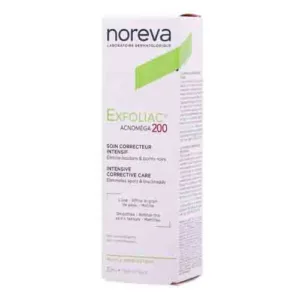 کرم ضد جوش اکسفولیاک آکنومگا نوروا Noreva Exfoliac Acnomega 200 درمان آکنه و جوش‌های سرسیاه 30 میل