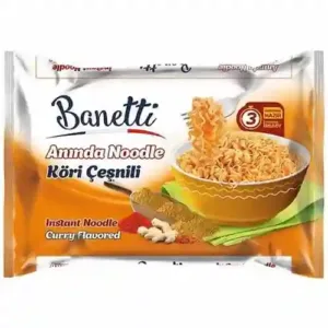 نودل بانتی Banetti با طعم کاری 75 گرم