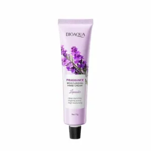 کرم مرطوب کننده دست بیوآکوا BIOAQUA HAND CREAM Lavender با رایحه اسطوخودوس 75 میل