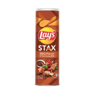 چیپس لیز استاکس Lays Stax BBQ Flavored با طعم کبابی 155 گرم