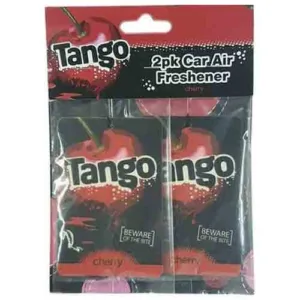 خوشبو کننده خودرو بریتانیایی تانگو Tango - CHERRY رایحه گیلاس 2 بسته