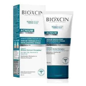کرم مرطوب کننده بیوکسین BIOXIN ACNIUM پوست های چرب و جوش دار 50 میل