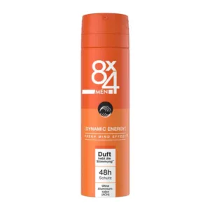 اسپری بدن آلمانی هشت در چهار Dynamic Energy 8X4 مناسب آقایان 150 میل