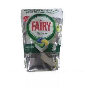 قرص ماشین ظرفشویی فیری پلاتینوم Fairy platinum بسته 49 عددی (هلندی)