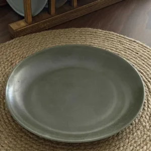 پیش‌دستی چینی 6 نفره زیتونی بن سای مدل کرایس ری اکتیو