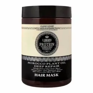 ماسک مو ترمیم کننده لاکچری luxury protein morocco plant oil deep repair hair mask با روغن گیاهی مراکشی 1000 میل
