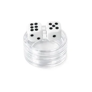 تاس بازی حرفه ای رابین Rabin مدل TS-10 بسته 2 عددی سفید